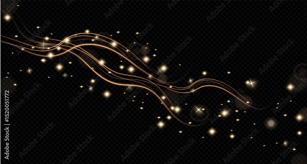 Gold curved light line, rope, ribbon. Smooth festive gold line png with light effects. Light golden swirl png. Curved golden line with light effect. Garland gold. PNG Gold curved light line, rope, ribbon. Smooth festive gold line png with light effects. Light golden swirl png. Curved golden line with light effect. Garland gold. PNG