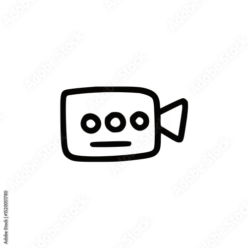 video camera icon vector