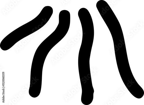 Marker Elements Texture Scratch Stroke Underlines Handdrawn