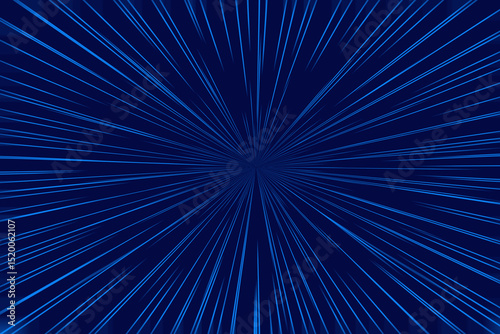 Dynamic blue abstract burst rays on a dark background creating energy effect