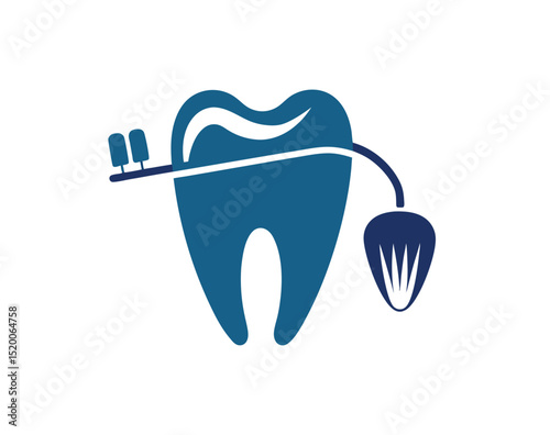 Flat Vector Outline Icons – Dental and Oral Health Symbols