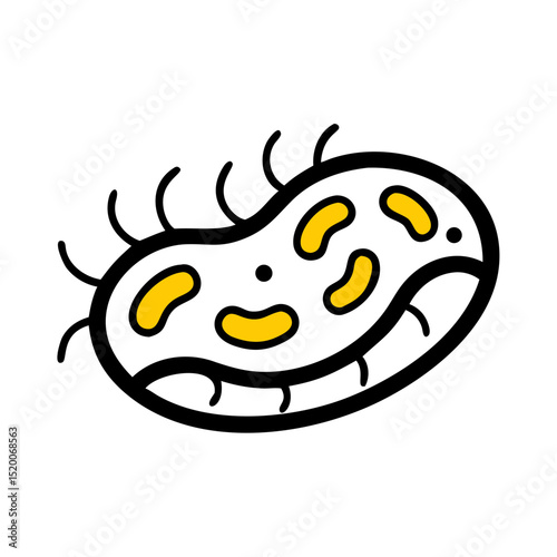 microbiome vector icon