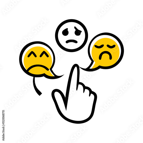mood board vector icon