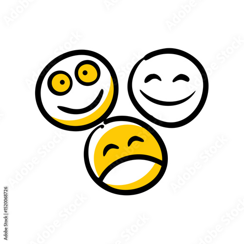mood tracking vector icon