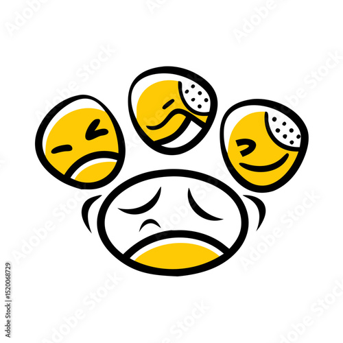 mood board status vector icon