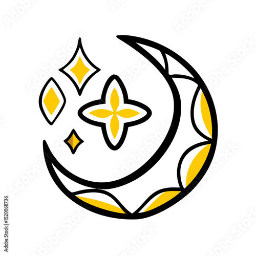 moonstone vector icon