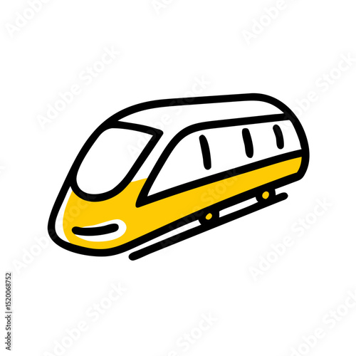 mass transit vector icon