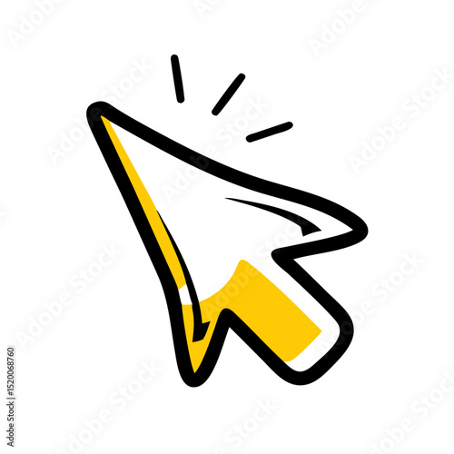 mouse pointer vector icon