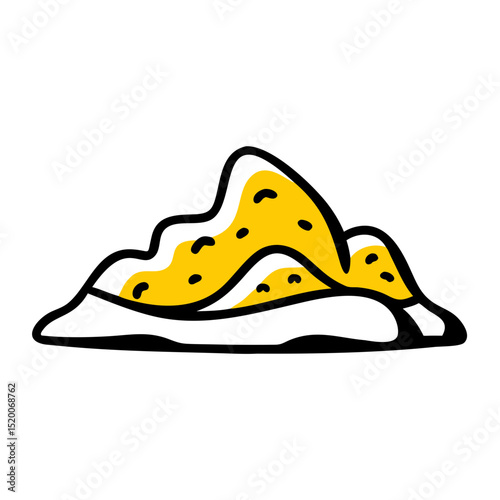 mound vector icon