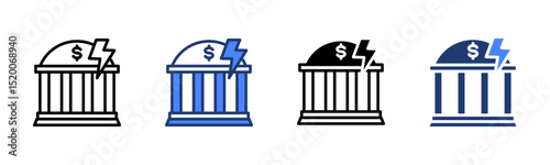 Crisis icon sheet multiple style collection