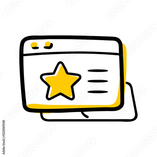 online reservation vector icon