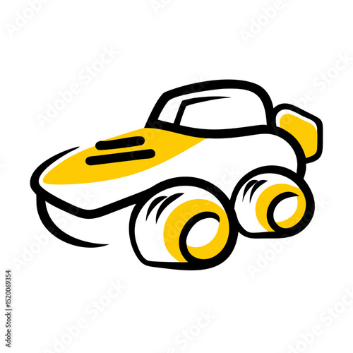 off road concept illustration vector icon