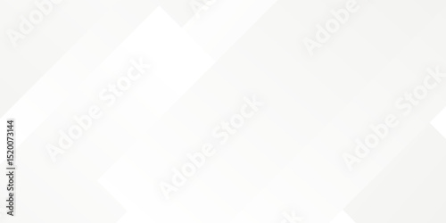 3D white geometric abstract background overlap layer on bright space with rounded rhomb effect decoration. eps 10