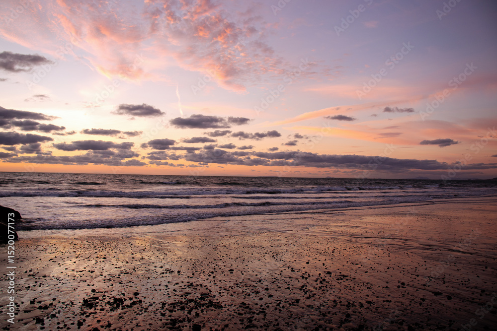 Fototapeta premium sunset on the beach
