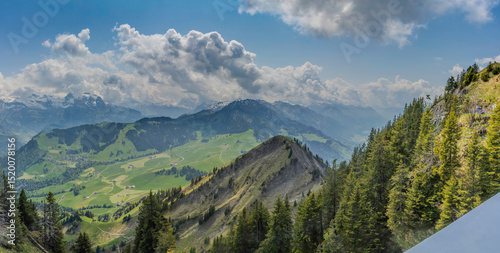 Mountains of Switzerland view from Stanserhorn - Montañas de Suiza vista de Stanserhorn