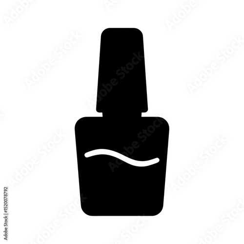 Nail polish bottle icon