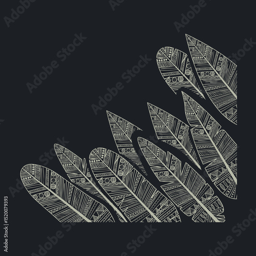 vector illustration of an abstract floral background