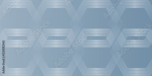 Digital abstract background hexagon lines on gray background. Futuristic digital network stripe line art design for poster, brochure, cover, website, banner. modern vector eps10