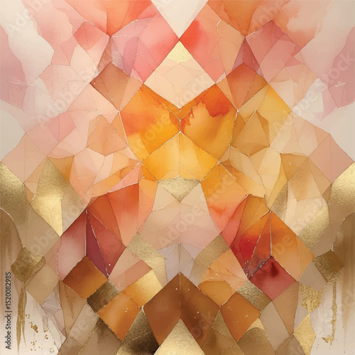 abstract background with triangles