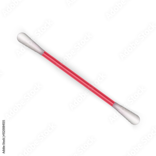 Cotton Swab Pink and White Q-Tip for Personal Hygiene
