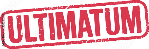 Ultimatum Vector Illustration