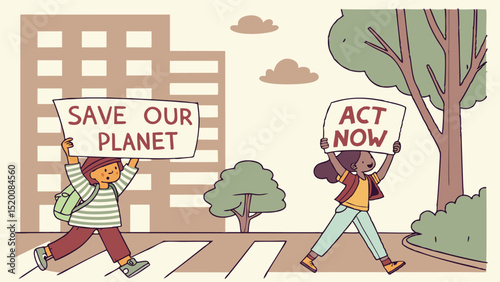 Save the planet climate change global warming environmental protection earth day activism demonstration