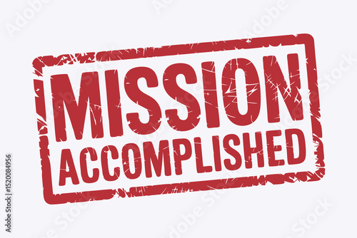 Mission Accomplished Vector Illustration