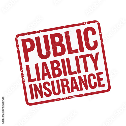 Public Liability Insurance Vector Illustration