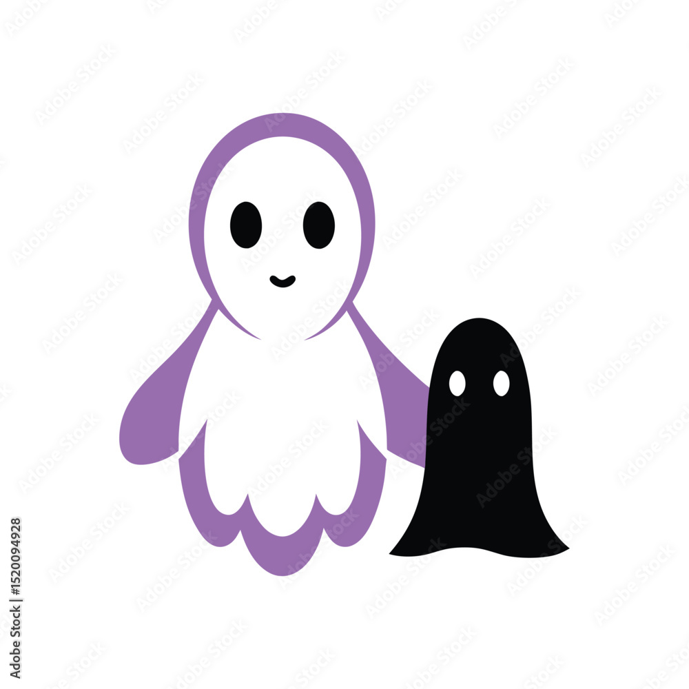 Obraz premium haunted doll ghost vector
