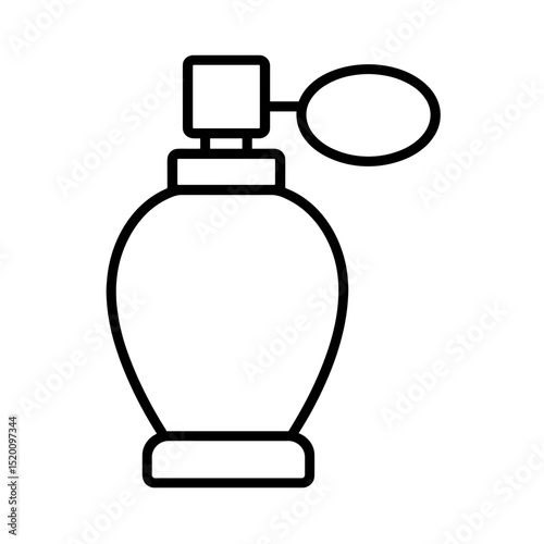Perfume bottle outline icon