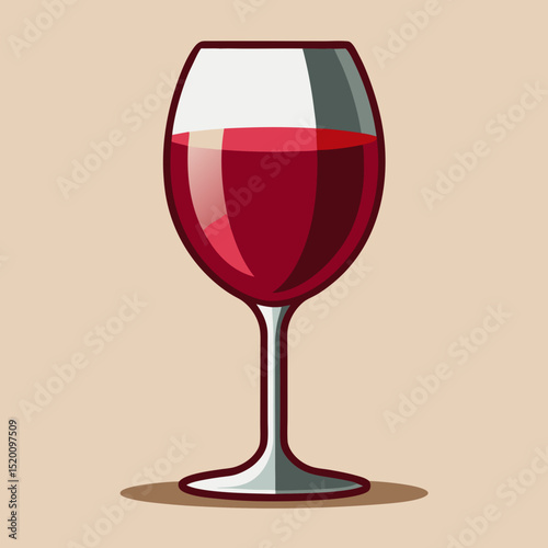 glass of red wine