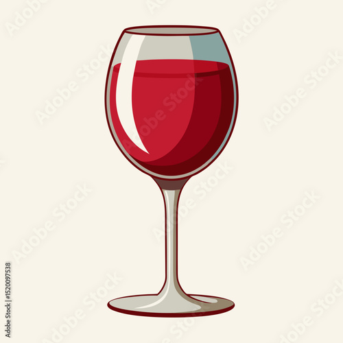 glass of red wine