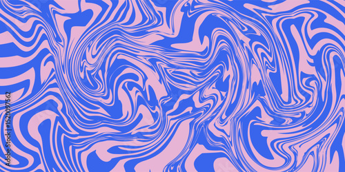 Groovy hippie 70s backgrounds. Waves, swirl, twirl pattern