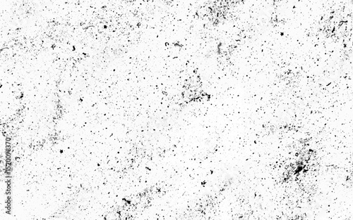 Grunge black and white pattern. Monochrome particles abstract texture. Background of cracks, scuffs, chips, stains, ink spots, lines. Distress or dirt and damage effect concept. 