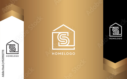 Letter S Home and Building Logo