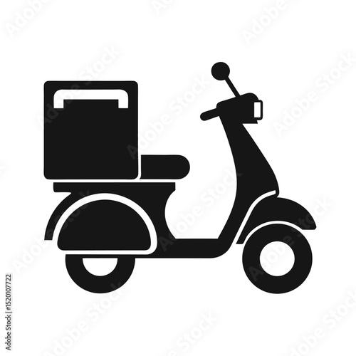 scooter on a white background