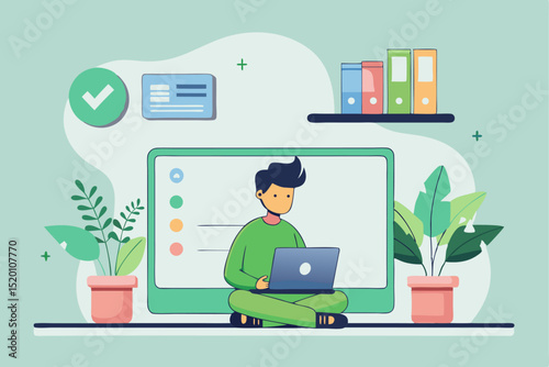 Home office environment, work flexibility, telecommuting, work - life integration, work efficiency, home workspace, work comfort, work productivity, work schedule, work progress.