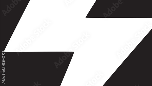 Simple black airplane icon with four engines and wings on a white background vector illustration