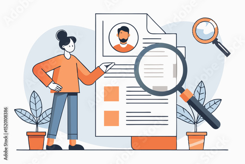 Resume review, talent evaluation, workspace assessment, work efficiency, candidate review, work progress, professional development, recruitment task, work management, talent assessment.