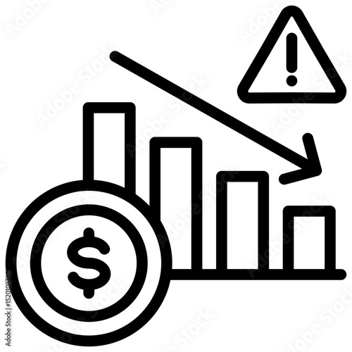 Economic Crisis Icon