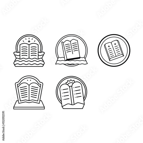 Ten Commandments Icon