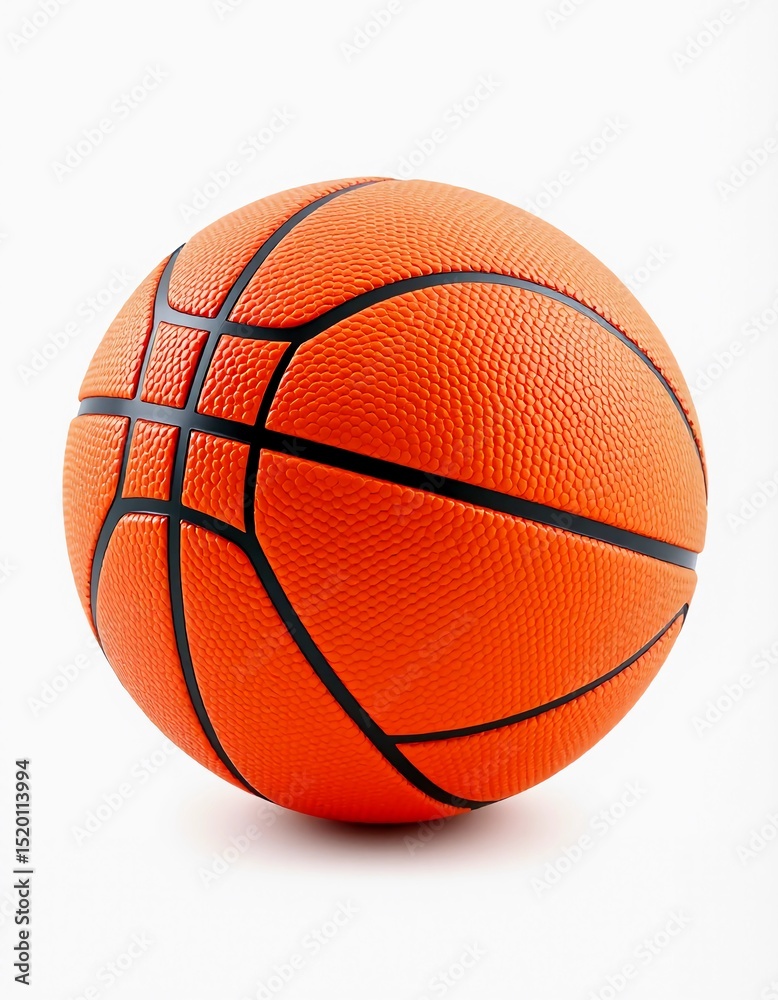 Fototapeta premium basketball ball isolated on white