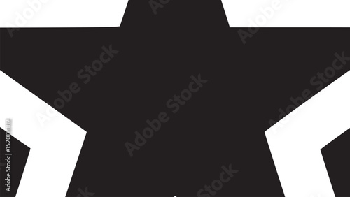 Black and white camping logo with mountains tent and sun inside a circle graphic illustration