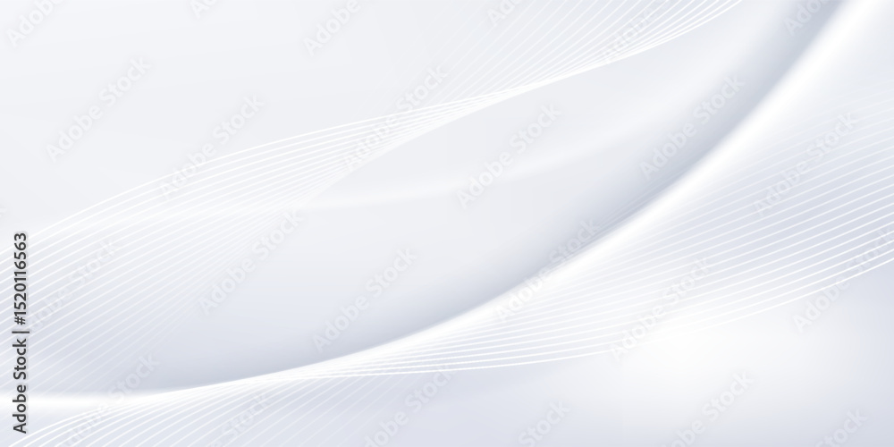 Obraz premium white abstract background modern vector illustration