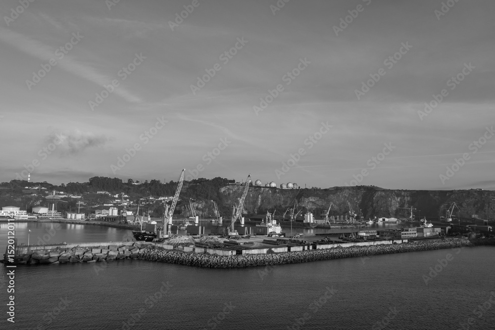 Fototapeta premium Gijon an der spanischen Küste