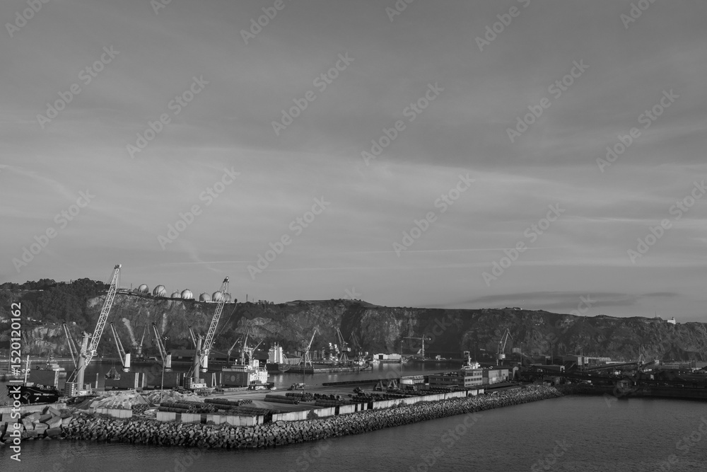 Fototapeta premium Gijon an der spanischen Küste