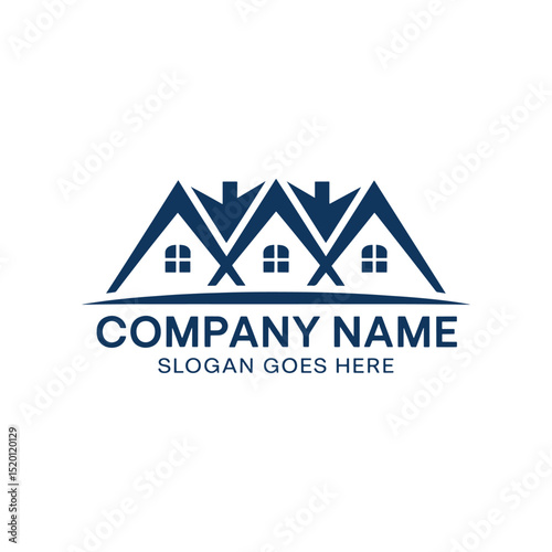 Home Logo Design Vector, Simple House Logo Design
