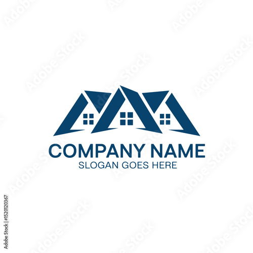 Home Logo Design Vector, Simple House Logo Design