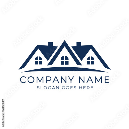 Home Logo Design Vector, Simple House Logo Design