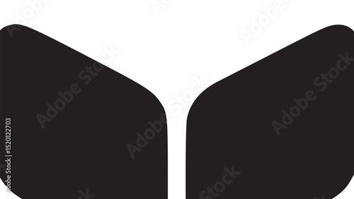 A minimalist black and white illustration of a steaming cup of coffee on a saucer against white